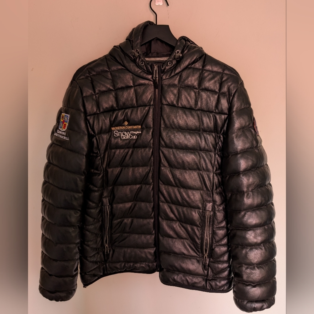 Napapijri Vacheron Constantin Faux Leather Down Jacket - Picture 8 of 8